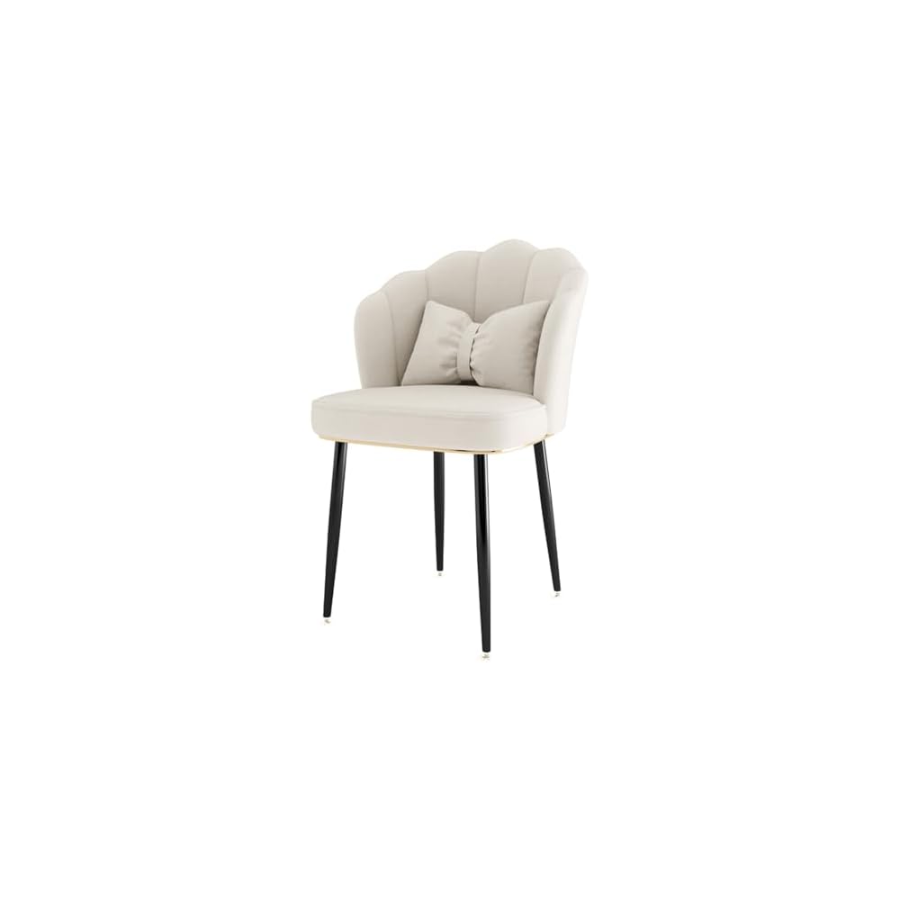 Modern Armless Vanity Chair, High Back Padded Seat, Stylish Blue & Gold Legs, Perfect for Makeup, Reading, Living Room, Bedroom, Home Decor Accent.