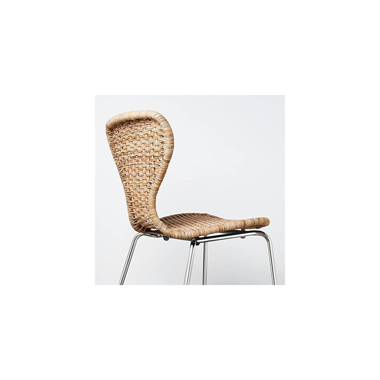 ProTuning ÄLVSTA Chair, handmade rattan/Sefast chrome-plated