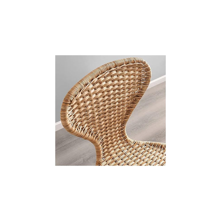 ProTuning ÄLVSTA Chair, handmade rattan/Sefast chrome-plated